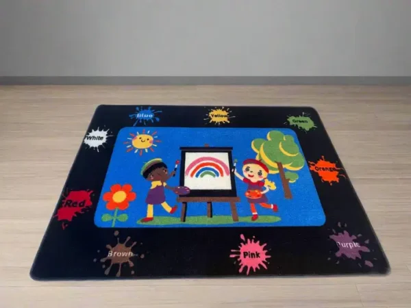 Art Center Classroom Area Rug 4' x 6' - Image 2