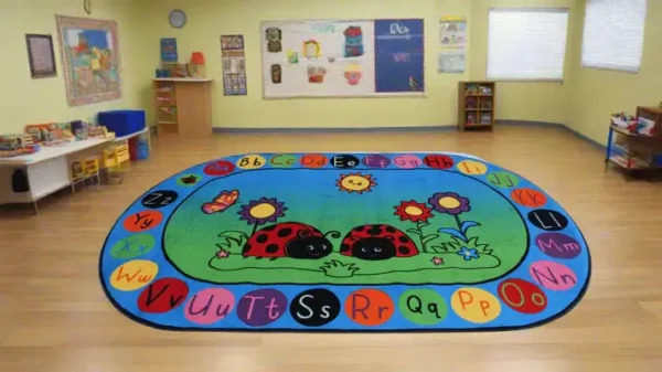 Bugs In A Rug LadyBug Classroom Area Rug 7'6" x 12' - Image 4