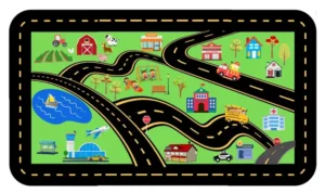Going Places Interactive Roads Educational Rug 4' x 6'