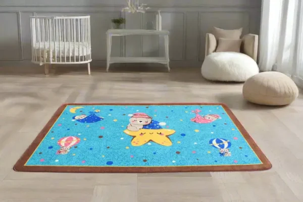 Hush Little Baby Nursery Rhyme Classroom Area Rug 6' x 9' - Image 3