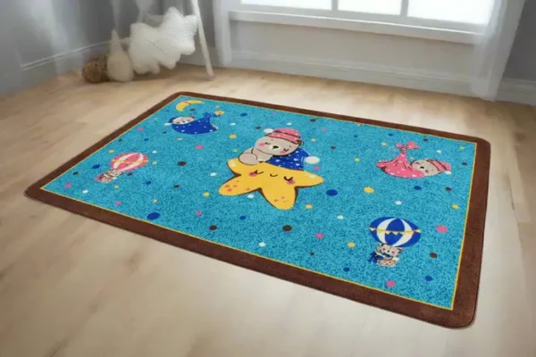 Hush Little Baby Nursery Rhyme Classroom Area Rug 6' x 9' - Image 4