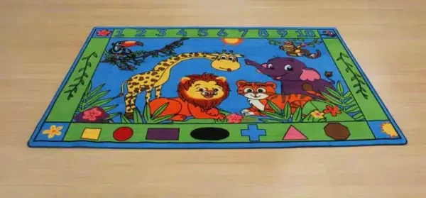 Jungle Selfie Classroom Area Rug 6' x 9' - Image 3