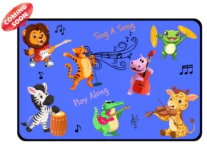 Jungle Jam Classroom Area Rug 3'10" x 6'