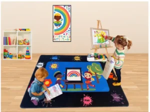 Kids On Classroom Rug
