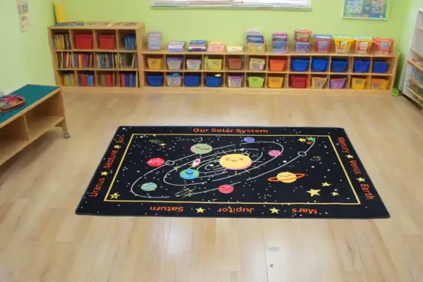 Our Solar System Educational Classroom Area Rug 3'6" x 10' - Image 4