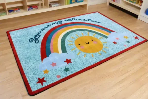 You Are My Sunshine Classroom Area Rug 6' x 9' - Image 3