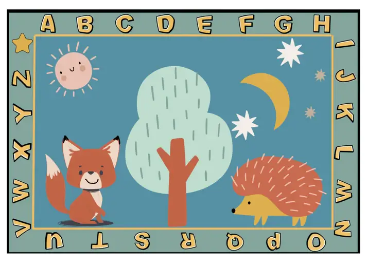 Alphabet Classroom Rug