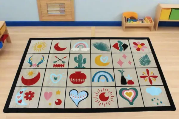 Boho Vibes Seating Classroom Area Rug 7'6" x 12' - Image 2