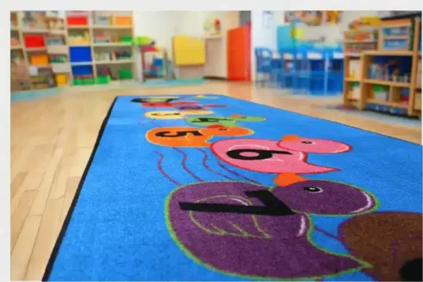 Ducks In A Row Educational Classroom Area Rug 3' x 12' Runner - Image 4