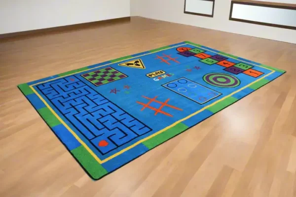 Let's Play Games Educational Classroom Area Rug 7'6" x 12' - Image 4