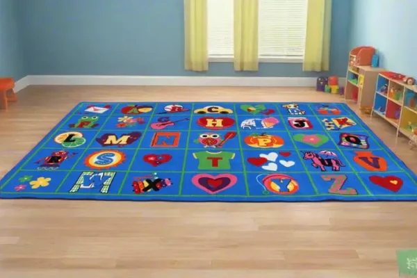 Love Letter's Primary Educational Classroom Area Rug 7'6" x 12' - Image 4