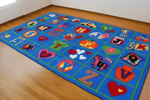 Love Letter's Primary Educational Classroom Area Rug 7'6" x 12' - Image 5